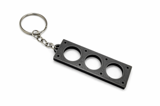 Inline-3 Engine Keyring