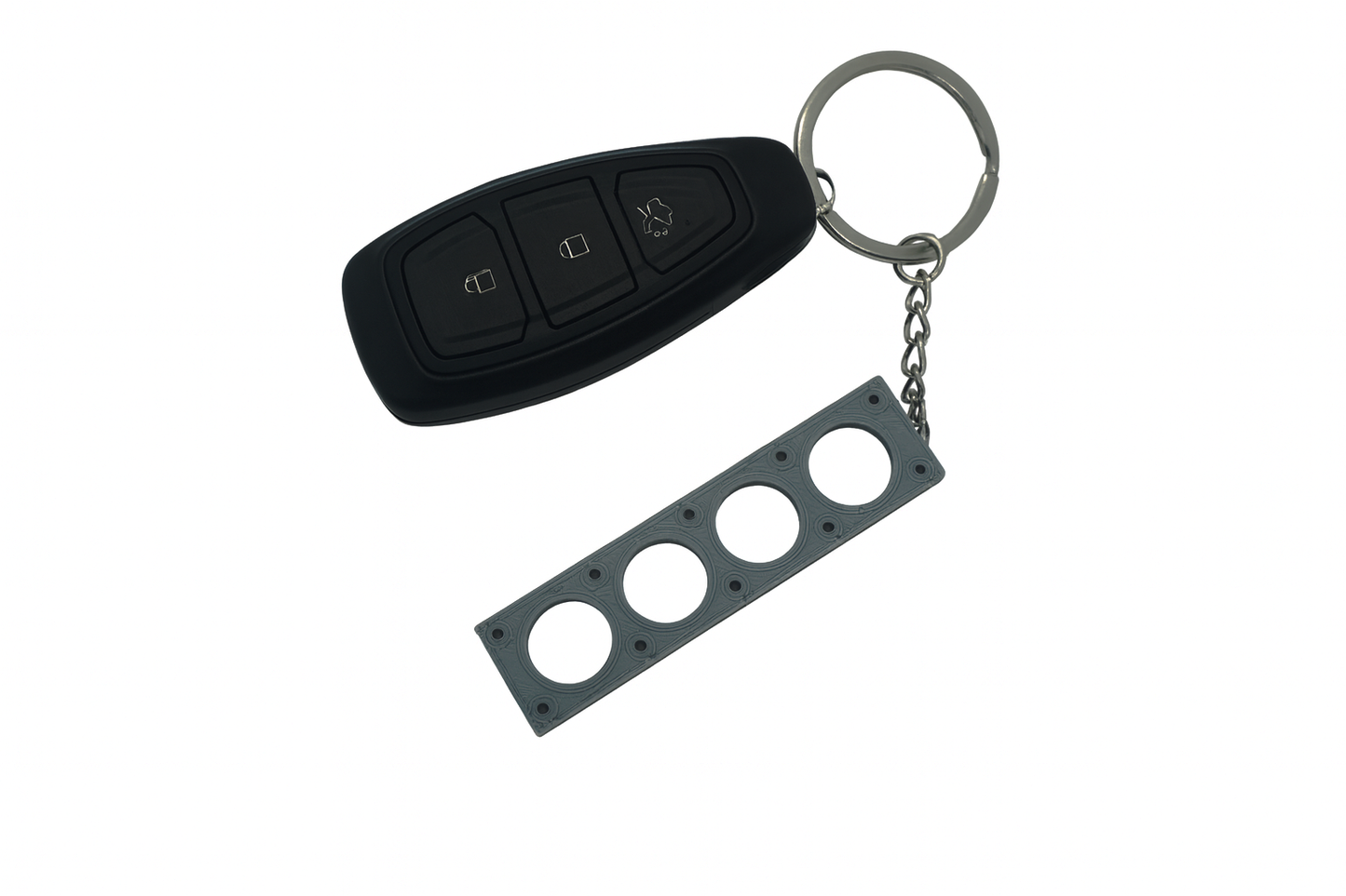 Inline-4 Engine Keyring